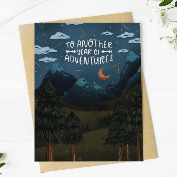 Greeting Card To Another Year Of Adventures