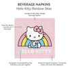 Hello Kitty Rainbow Skies Dessert Napkins, 16pk