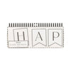 Black Happy Birthday Banner