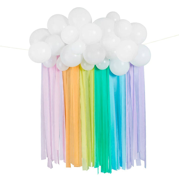 Rainbow Balloon & Streamer Kit