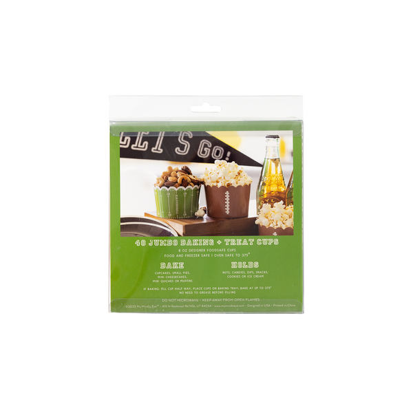 Football Jumbo Baking/Food Cups