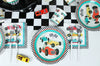 Vintage Race Car Cups, 12pk