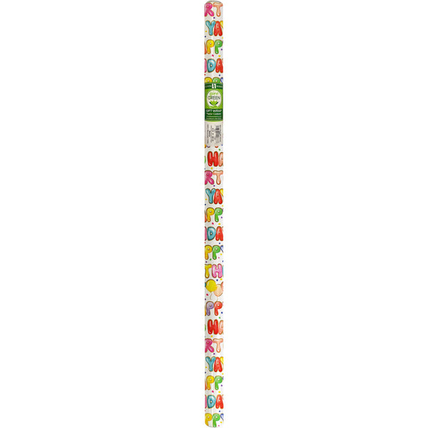 Balloon Letters Gift Wrap