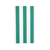 Emerald Green Cabana Stripe Dinner Napkins, 20pk