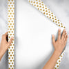 Golden Hearts Gift Wrap