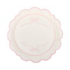 Round Pink Bows Dinner/Dessert Plate, 8pk
