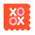 Scalloped XOXO Cocktail Napkin, 24pk