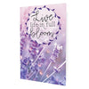 Live Life In Full Bloom Greeting Card- Lavender Seeds
