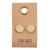 Leather TagEarrings - Circle