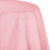 Classic Pink Round Paper 82 in Table Cover