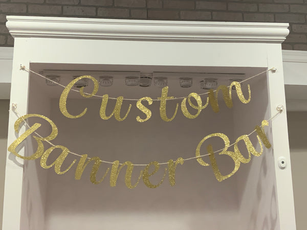 Custom Banner Letters