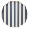 Midnight Blue Signature Cabana Stripe Dinner Plates, 8pk