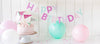Pink/ Purple Happy Birthday Banner