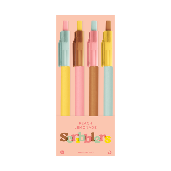 Sapori Scribbler Ballpoint Pen 4 Packs: 4 Options