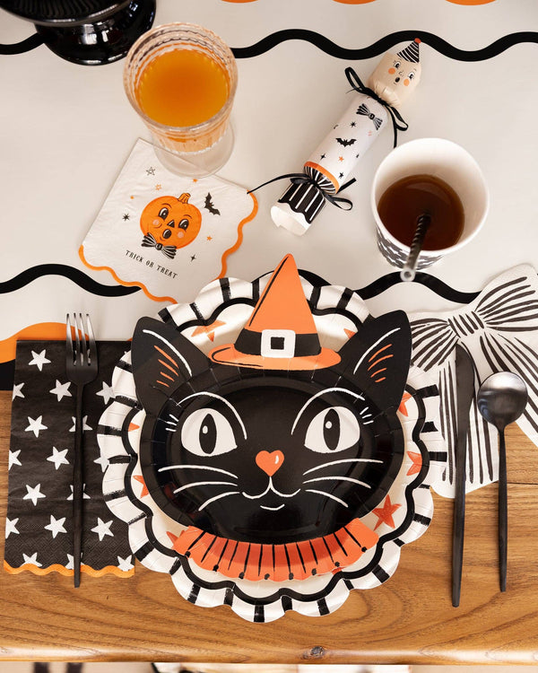 Vintage Halloween Characters Cocktail Napkins, 24pk