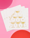 Gold Cheers Napkins, 50pk