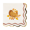 Harvest Turkey Cocktail Napkins, 18pk