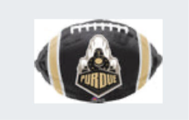 17” Purdue Football Mylar balloon