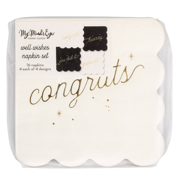 Well Wishes Cocktail Napkins, 16pk