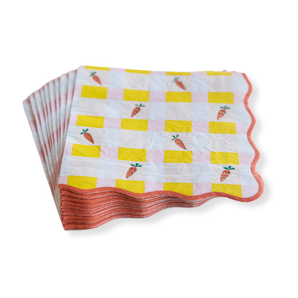 Sweet Carrot Easter Dinner Napkins, 20pk