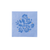 Belle Blue Elegant Floral Dessert Napkins, 20pk