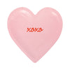 Conversation Heart Shaped Dessert Plate Set, 8pk