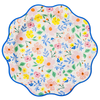 Multicolor Full Floral Pattern Dinner Plates, 8pk
