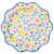 Multicolor Full Floral Pattern Dinner Plates, 8pk