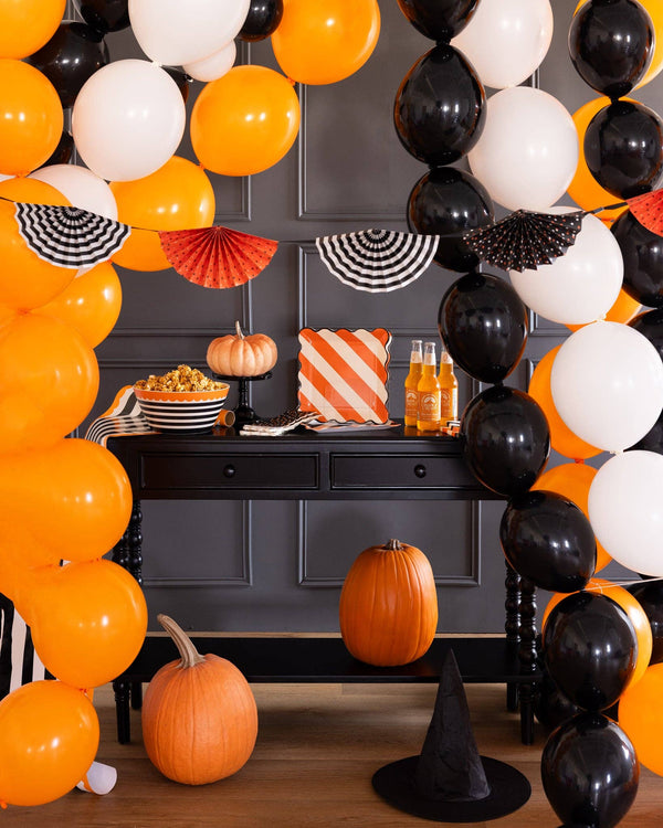 Striped Halloween Bamboo Bowl