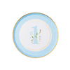 Blue 1st Birthday Cake Plates, 8pk