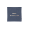 Midnight Blue Signature Happy Birthday Cocktail Napkins, 20pk
