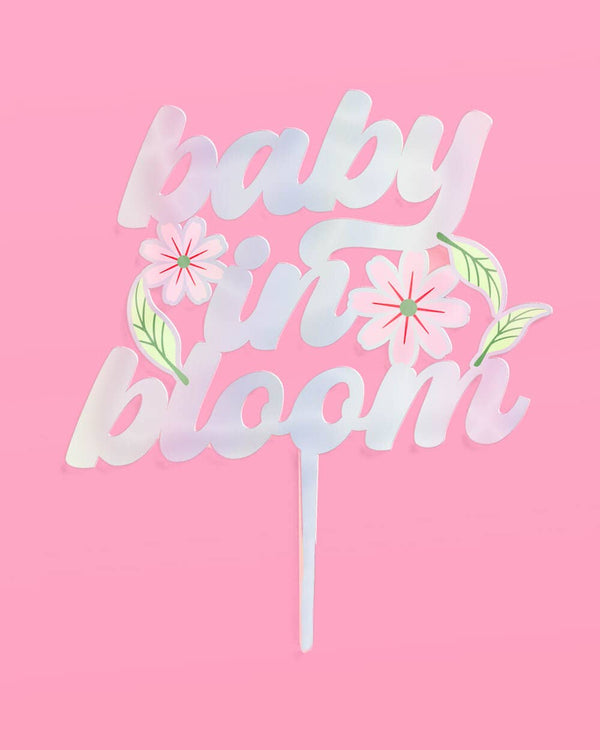 Baby in Bloom Cake Topper