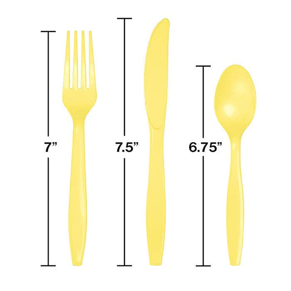 Mimosa Assorted Plastic Cutlery, 24pk