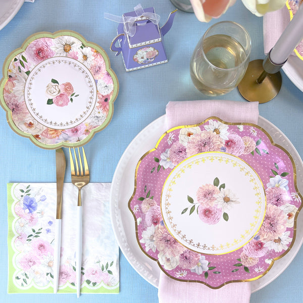 Tea Time Party Dinner Plates, 16pk