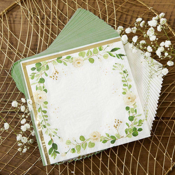 Botanical Garden Cocktail Napkins, 30pk