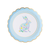 Easter Bunny Pastel Floral Dessert Plates, 8pk