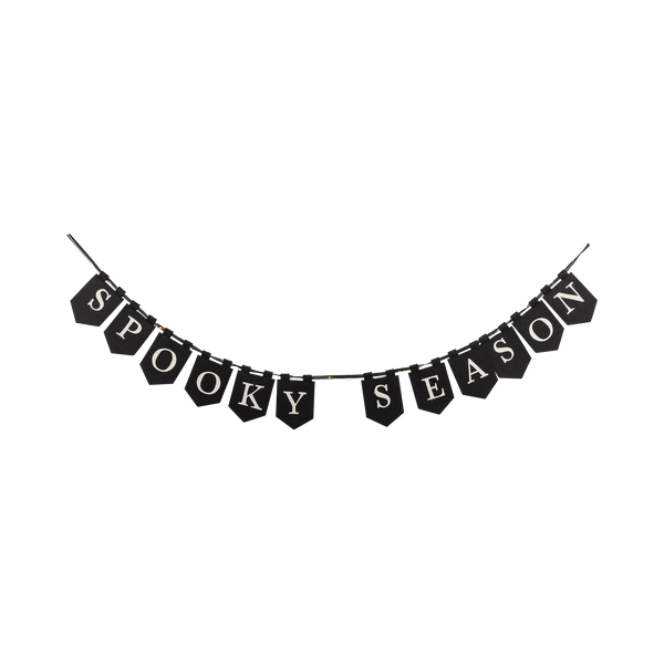 Spooky Season Lighted Banner