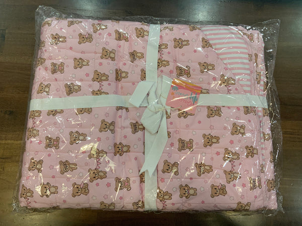 D&D Pink Bear Adult Blanket