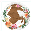Horseshoe Floral Dinner Plates, 16pk