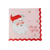 Pink and Red Santa Party Napkins, 20pk