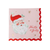 Pink and Red Santa Party Napkins, 20pk
