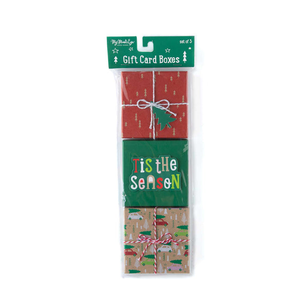 Tis the Season Gift Card Boxes- 3pk