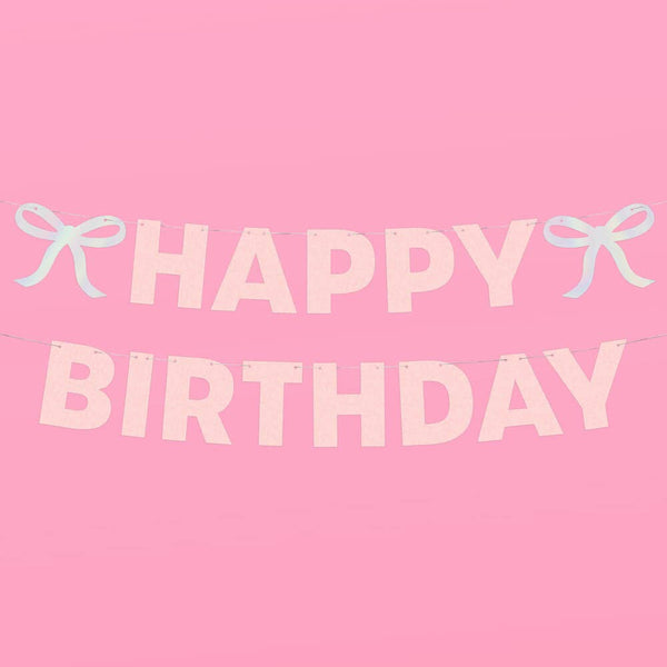 Birthday Bow Banner