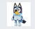 36” Bluey Mylar balloon