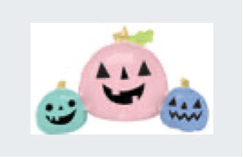 35” Pastel Pumpkins