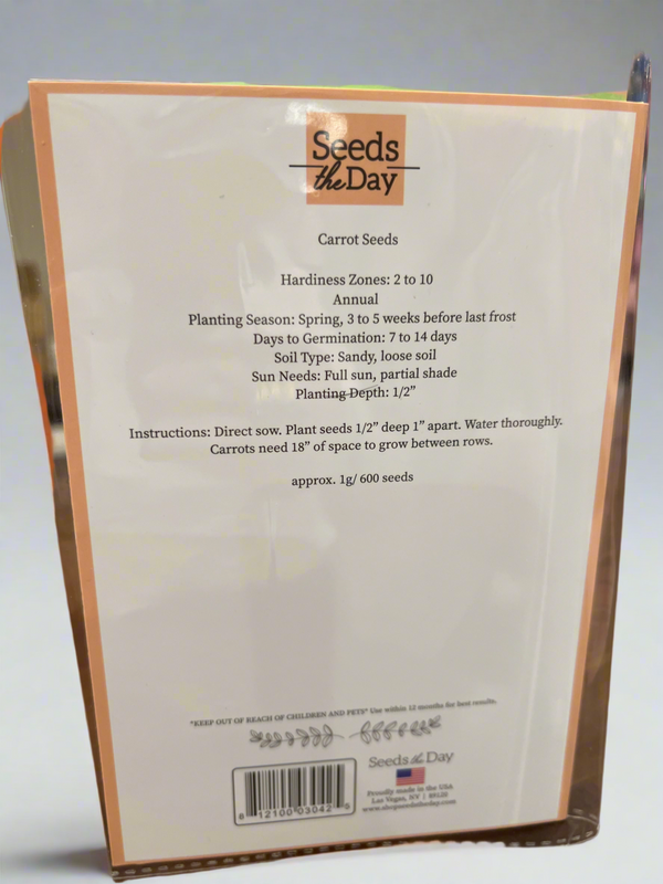 Greeting Card We’re Rooting for you- Carrot Seeds