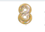40” Foil Number’s Balloon
