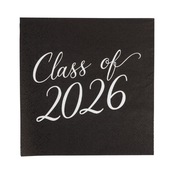 Foil Class of 2026 Cocktail Napkins, 18pk