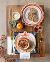 Falloween Pumpkin Shaped Paper Plate, 8pk