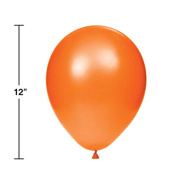 Sunkissed Orange Latex Balloons, 15pk
